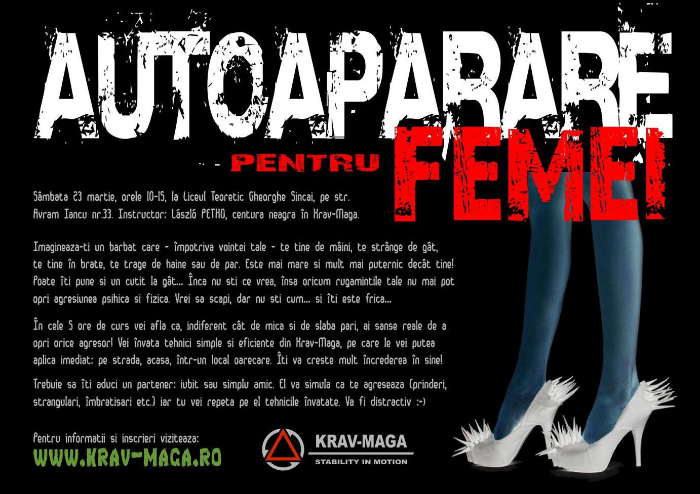 Autoapărare pentru FEMEI