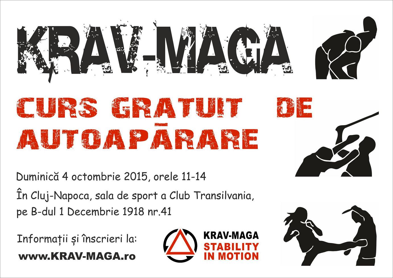 Curs GRATUIT de autoapărare - introducere în Krav-Maga