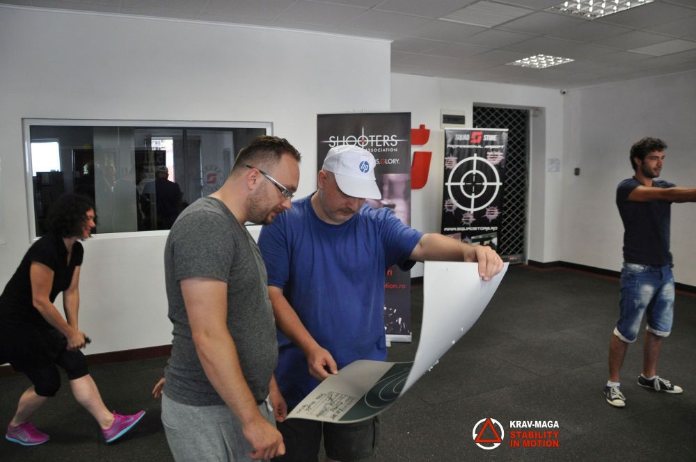 Trageri în poligon și apărarea amenințărilor cu pistolul