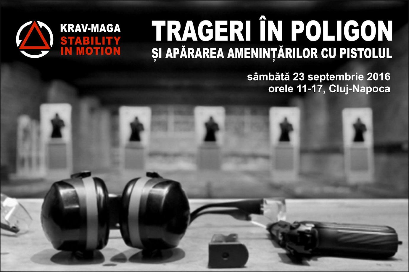 Trageri în poligon și apărarea amenințărilor cu pistolul