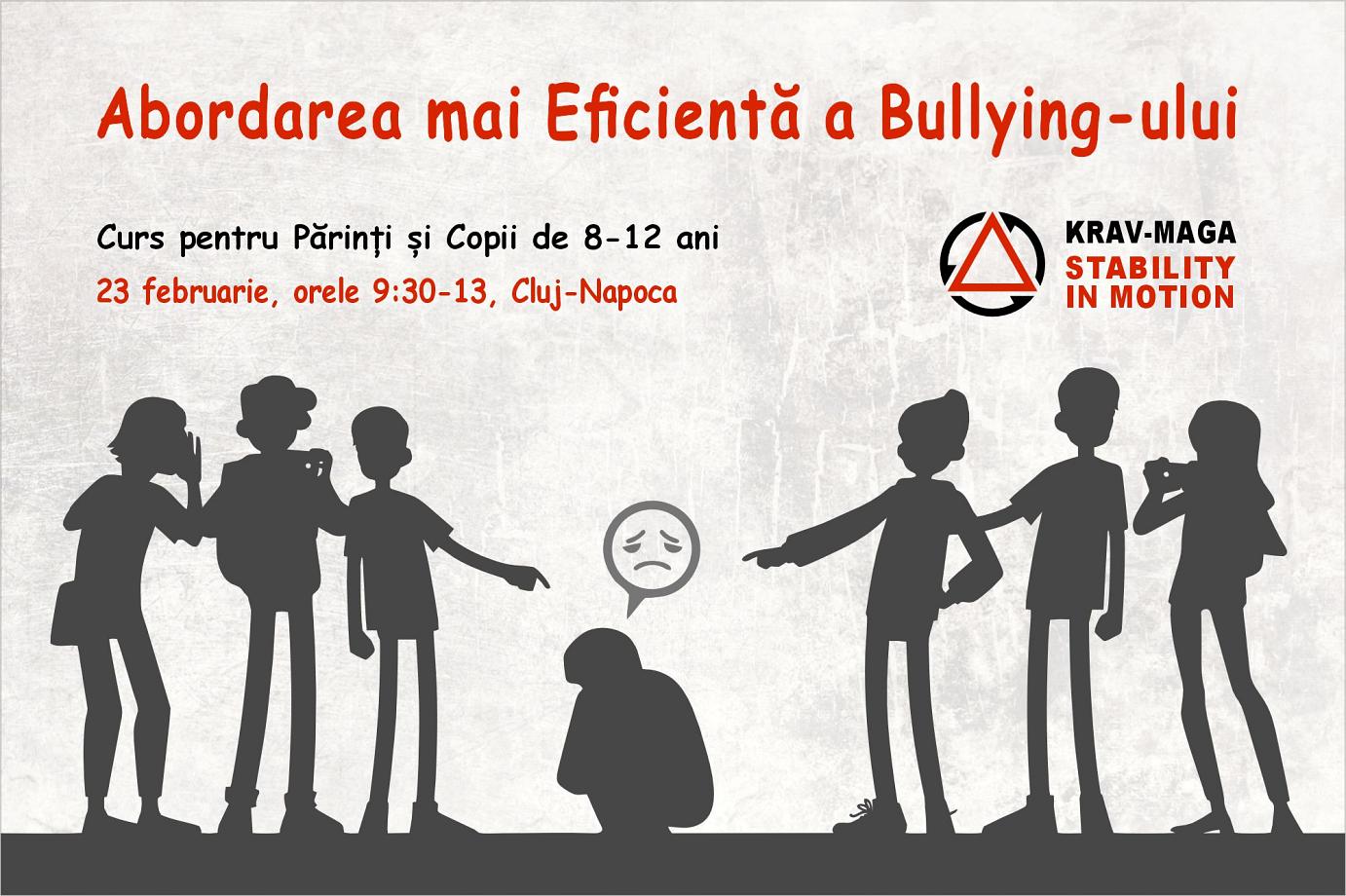 Abordarea mai eficientă a bullying-ului - curs pentru părinți și copii