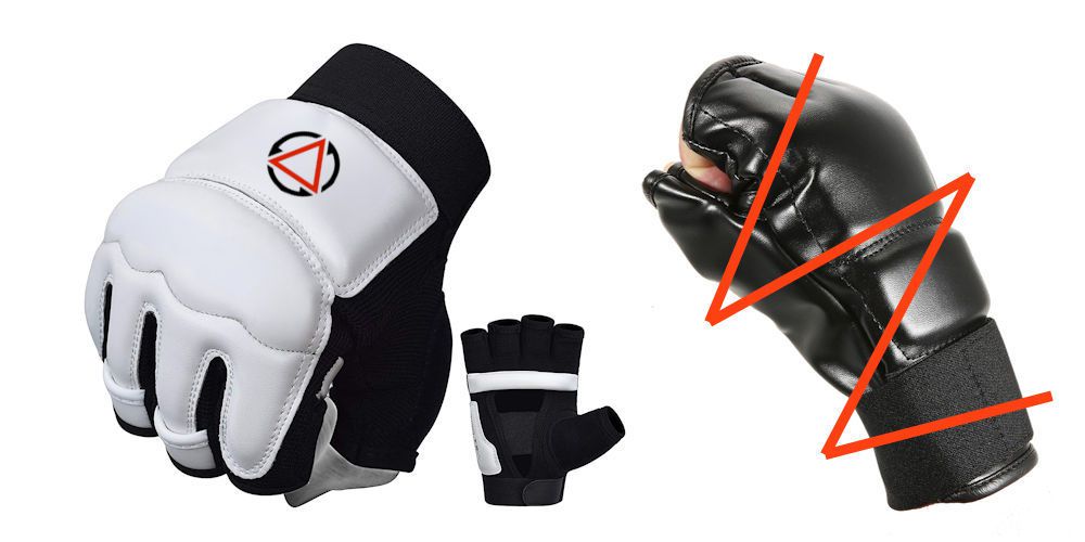 Alegerea mănușilor de antrenament în Krav-Maga