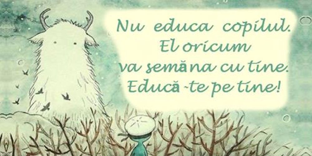 Cea mai bună educație a copiilor este exemplul personal