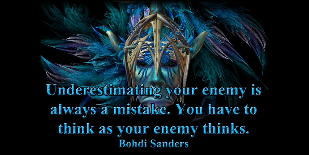 Trebuie să gândești și să acționezi la fel ca agresorul