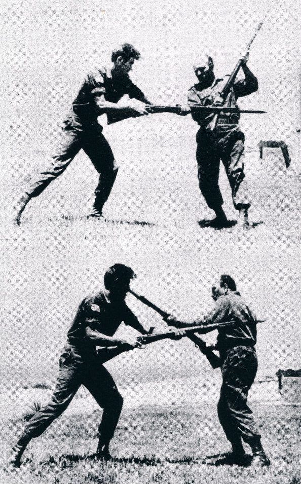 Imi Lichtenfeld in armată, apărare la armă lungă